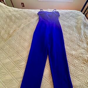 Vince Camuto Cobalt Blue Jumpsuit